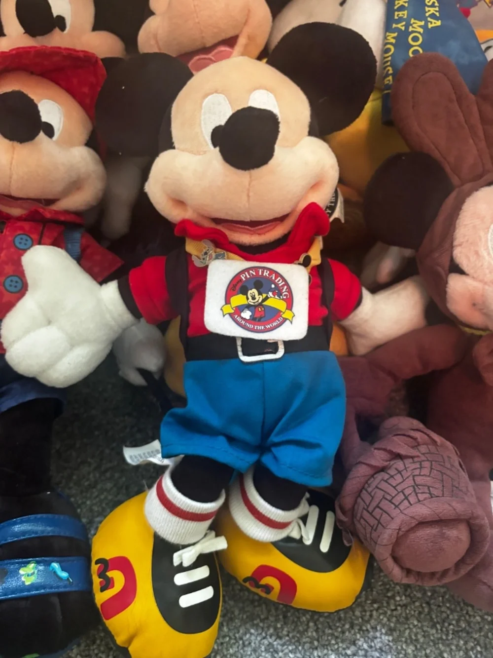Lot of 15 Mickey Mouse Stuffed Dolls
